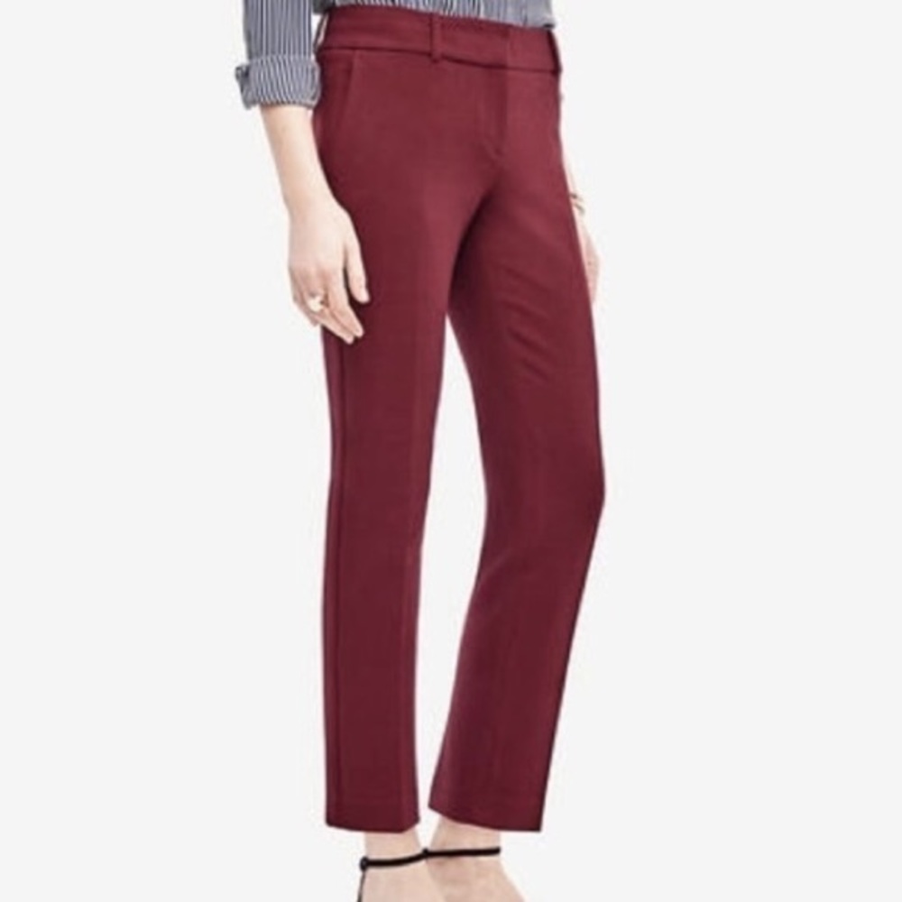 ANN TAYLOR marroon/burgundy pants